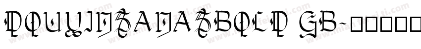 DOUYINSANASBOLD GB字体转换